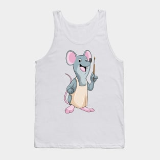 Mouse as Painter with Paint brush Tank Top